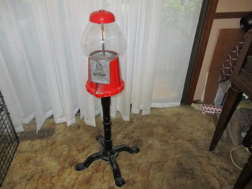 Gumball machine with - gumball, stand